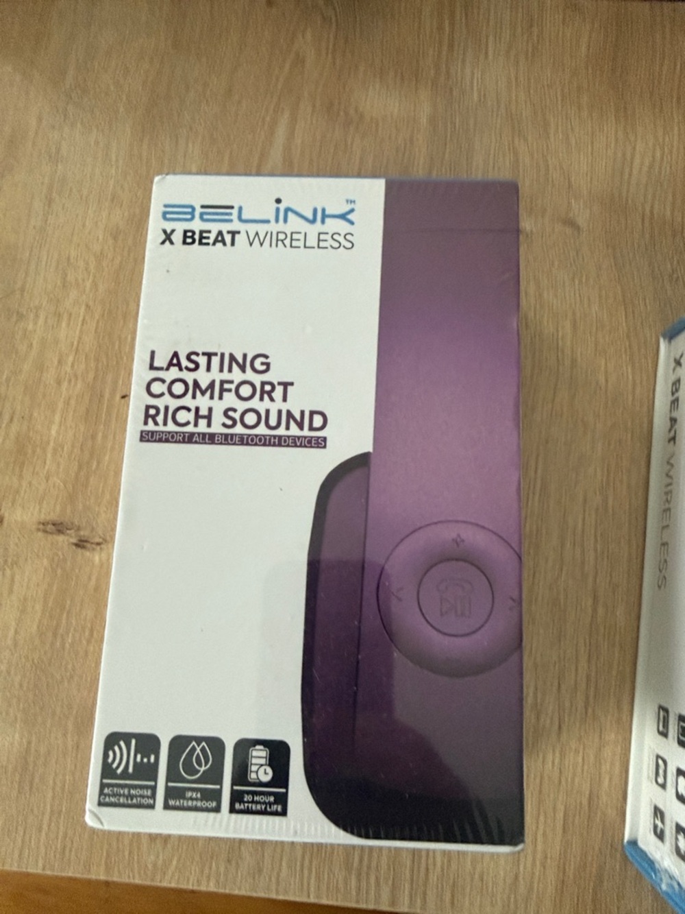 X Beat Wireless Headphones - Purple
